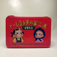 Fujiya Peko-chan Fujiya Chocolate 1951 Tin Can 115mm