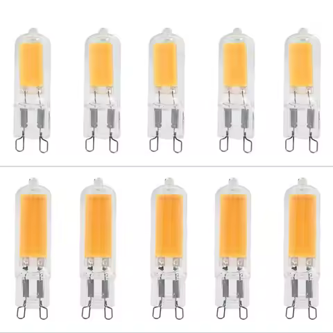 10X G9 LED 5W 7W 9W 12W 15W 18W AC 110V 220V 240V g9 Led lamp Bulb cob G 9 Light Replace 30/40W Halo