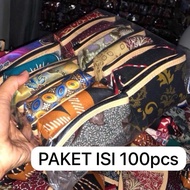 Souvenir COIN WALLET PACKAGE 100pcs batik coin wallet 11cmx8cm coin purse