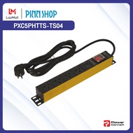 [รับประกัน 5 ปี ส่งฟรีทั่วไทย] PowerConneX PXC5PHTTS-TS04 POWERBAR รางไฟ ปลั๊กพ่วง ขนาด 4 ช่อง ปลั๊ก