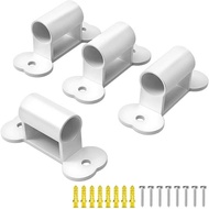 4 Pack White Fence to Wall Anchor Compatible with FXW Dog Playpen, Dog Playpen Accessory Wall Anchor