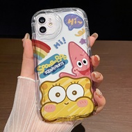 Case HP for Samsung A50 A50s SamsungA50 Samaung Galaxy A50 Samsumg SamsungA50s Casing Softcase Cute Casing Phone Cesing Soft Cassing for Rainbow Spongebob Cashing Sofcase Aesthetic Chasing