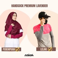 Handsock Sukan Longgar T-Shirt VAKSIN Premium Lavender REGULAR 50 CM High Quality Cotton + Polyester