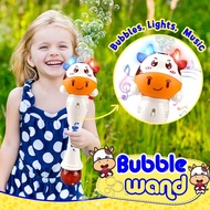 Bubble Wands for Kids Girls Princess Toy Bubble Machine Wand Maker Blower Musical&Light Up Outdoor P