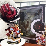 【超大39cm】和之國路飛海賊王三檔和服路飛GK武裝色霸氣模型