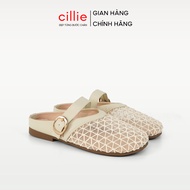 Cillie Women's Flat Sole Round Toe Cool Mesh Slippers Anti-Slip Sole Vietnamese Products GU06
