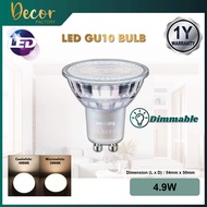 PHILIPS LED GU10 Bulb 4.6W 4.9W Dimmable / NonDimmable | MR16 Bulb 4.5W NonDimmable PHILIPS LED Bulb