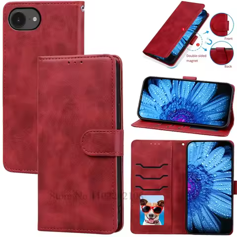 For iPhone 16e Case Leather Flip Wallet Cover For iPhone 16E Case Stand Book Fundas For iPhone 16e 1