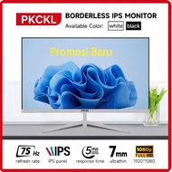 PKCKL Gaming Monitor 19/22/24/25 Inch Full HD 1080P 75Hz/60Hz Borderless Display HDMI VGA