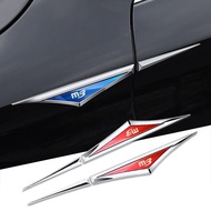 For MAZDA SKYACTIV  CX3 CX5 MS M3 M6 Car Stickers Car Exterior 3D Leaf Board Decoration Stickers Laser Car Accessories