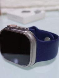 Apple Watch Ultra 2 49mm (GPS + 流動網絡) 49 毫米原色鈦金屬錶殼藍色錶帶 港行 跟 充電器全新線 電池健康度93%