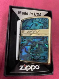 🍀Zippo 打火機 純銅彩貝盔甲貝殼系列