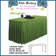 ◭ ✗ ◷ Table Skirt for Lifetime Table