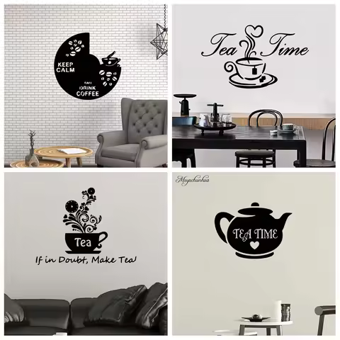 kitchen Wall Sticker Vinyl Art Home Decor Living Room Bedroom Art Decor Wallpaper