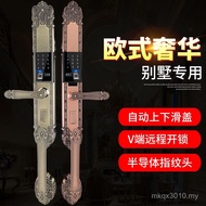 Remote Smart Lock Unlock European Retro Combination Lock Villa Mobile Phone Fingerprint Lock Door Do