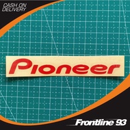 Print Sticker Cutting Logo Pioneer Custom Sticker Cutting Racing Motorcycle Helmet