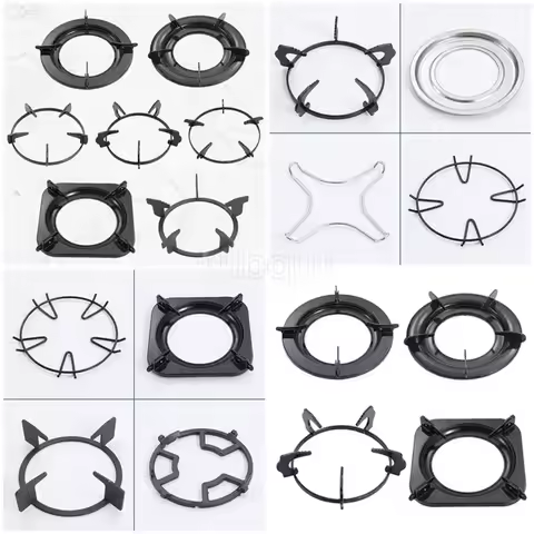 Cast Iron Wok Pan pot Support Rack Stand Burner Universal Cast Iron Wok Pan Support Rack Stand for B