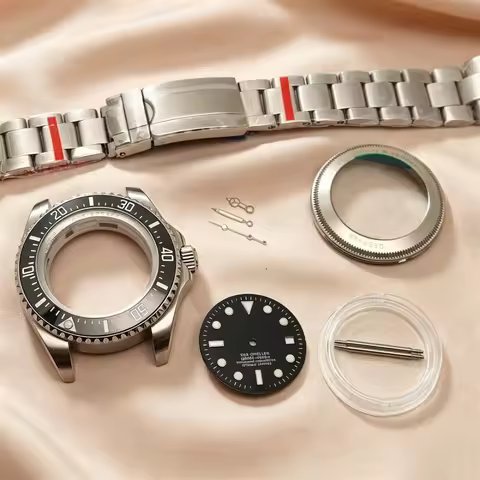 Tripods 44mm R Case Hilegu HL00200796 M136660 Sea Dial Watch Accessories for 8215/ 2813 Movement Tri