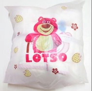 帳號內物品限時大特價   迪士尼Disney玩具總動員Toy Story Lotso Hand warmer熊抱哥草莓熊粉紅色卡通立體毛巾浴巾組bath towel+towel set尺寸：浴巾70*140cm  毛巾35*75cm