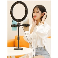 Duitmali Lampu Tiktok bersama 2 Pemegang Telefon/Tiktok Ring Light Live Stream FB Live Shooting Phon