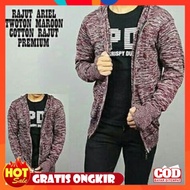 COOL, SMOOTH, SOFT, THICK MATERIAL ARIEL TWOTONE JACKET/ Ariel Twotone Knitted Jacket/ Ariel Noah Ja