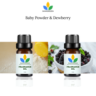 Baby Powder & Dewberry Fragrance Oil 10 ml หัวน้ำหอม กลิ่น แป้งเด็ก & ดิวเบอร์รี่