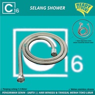 Flexible Hose Pipe Jet Bidet Shower Head Flexible Bath Universal Hose 1.5meter Stainless