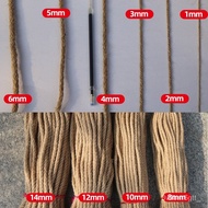 ‍🚢Processing Customized Jute Rope Tug of War Rope Binding Tag Rope Lighting Coarse Hemp Rope Retro HandmadediyDecorative