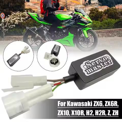 Motorcycle Exhaust Servo Module For Kawasaki ZX6 ZX6R ZX10 X10R H2 H2R Z ZH Servo Stopper Master Acc