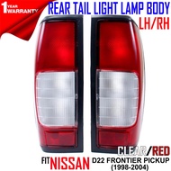 OR NISSAN Frontier Bravado STD DX DXS AX AXS 1998-04 PAIR REAR TAIL LIGHT LAMP