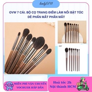 7 Trees. Goat Hair Highlight Makeup Brush Set Eyeshadow