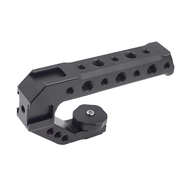 Universal DSLR Camera Rig Top Handle Three Cold Shoe Adapter Mount for LED Light Microphone Metal Ch