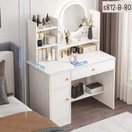 Yifeng โต๊ะเครื่องแป้ง(ไม่รวมเก้าอี้)พร้อมลิ้นชักและชั้นวางของ รุ่น s812 a s812-A-80-wood One