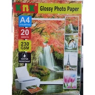 Glossy Photo Paper Photo Paper Photo Paper Lite A4 - 10R 230 gsm
