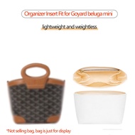 Organizer Insert for Handbags, Waterproof Bag Organizer for Tote，Fit for goyard beluga mini