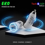 REAL 1A TECH & GO CAR CHARGER + USB MICRO USB CABLE