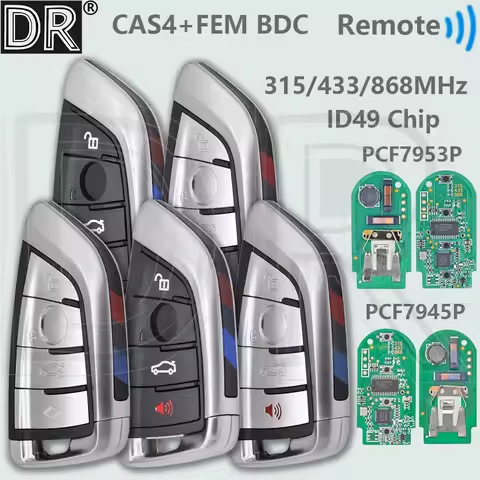 DR ID49 PCF7945P/7953P 315/433.9/868MHz Support CAS4 CAS4+ FEM BDC Upgrade Car Remote Key For BMW F 