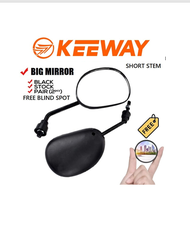 KEEWAY RCS-RCX 125 Motorcycle Side Mirror stock mirror free blind spot big mirror type short stem st