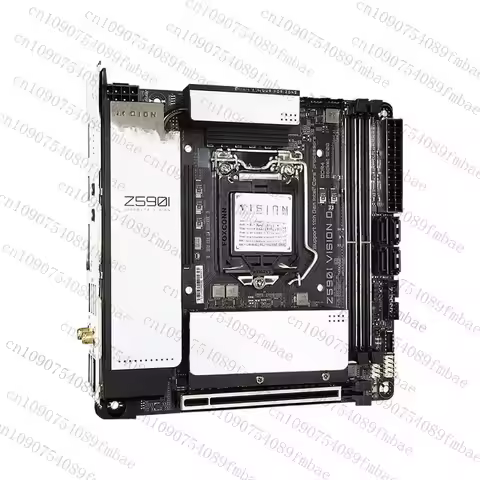 ZH. Used For Gigabyte Z590I VISION D LGA 1200 DDR4 2×M.2 4×SATA III Mini-ITX Motherboard