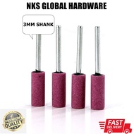 #READYSTOCK#BESDIA Pink Abrasive Mounted Stone Point Abrasive Grinding Wheels 1/8" Shank Bit