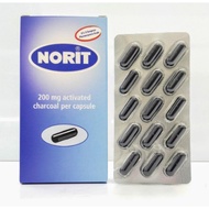 Norit Activated Charcoal 200mg Capsule