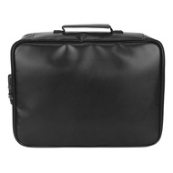 yunhaoSK-Organizer Bag Fireproof Document Bag with Lock Portable Filing Storage Box Holder for Docum