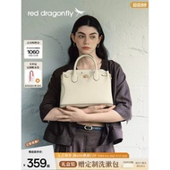 Red Dragonfly Mother Style Bag Female 2026 New Style Genuine Leather Handbag Atmospheric TOGO First 