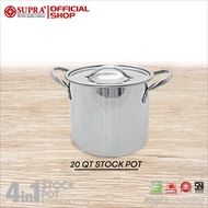SUPRA STOCK POT 20QT 16QT 12QT 8QT