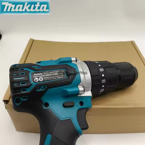 MAKITA 18V lithium electric rechargeable hand drill DDF487 13mm without battery