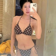 Super Beautiful Retro Polka Dot Halter bikini bikini
