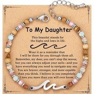 Wave Bracelets for Women, Easter Basket Stuffers, Jewelry Gift for Best Friend, Sister, Mom, Daughte
