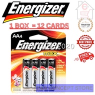 ENERGIZER Max AA/AAA Battery LR6 Alkaline 1.5V AA/AAA Batteries 12cards per box