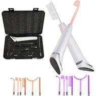 Newest 6 in 1 Spark Electrodes High Frequency Neon & Argon Skin Tightening Hair Follicle Facial Beau