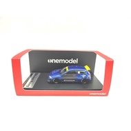 one model 1/64 honda civic eg6 rocket bunny blue carbon fiber edition